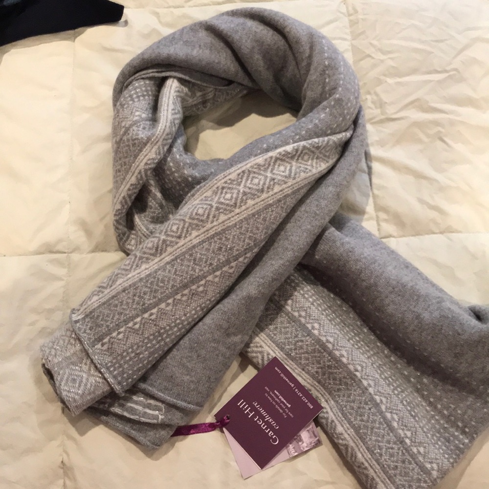 Garnet Hill Cashmere Scarf - NEW